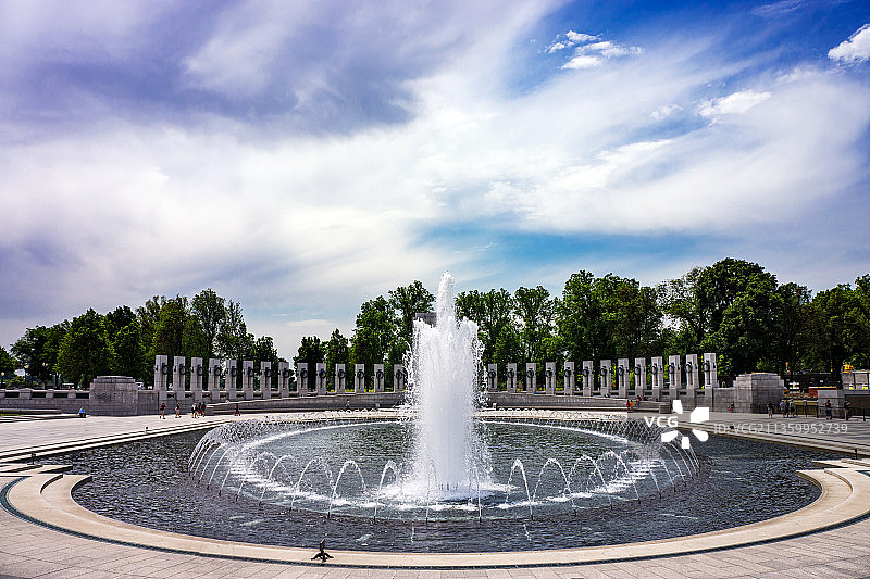 美国国家二战纪念馆图片素材