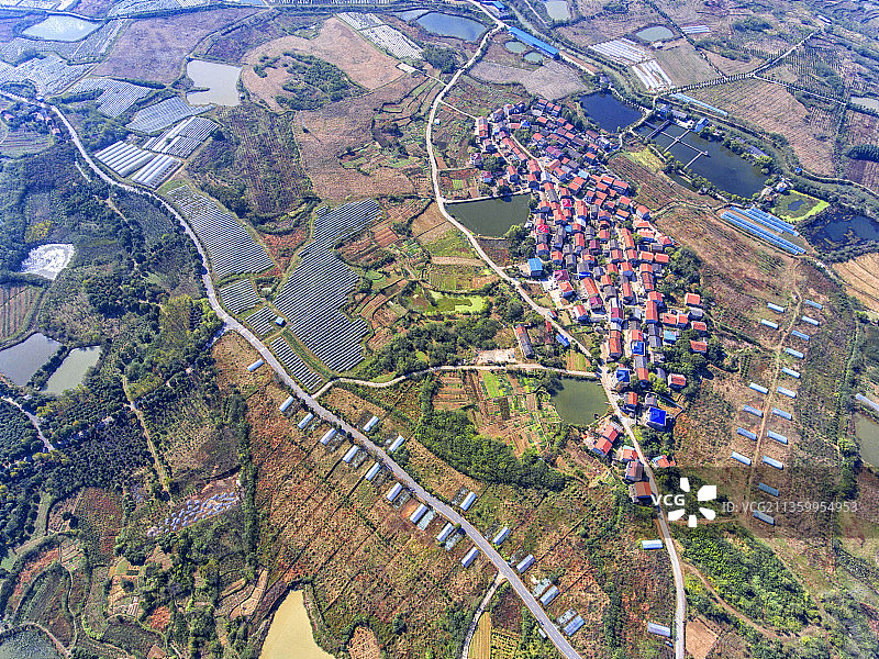 全国乡村治理示范村——鄂州市段店镇百席村图片素材