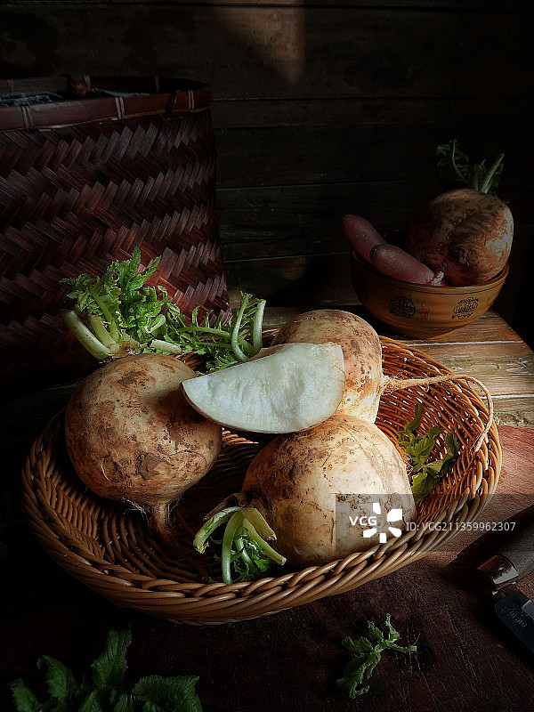 冬吃萝卜图片素材