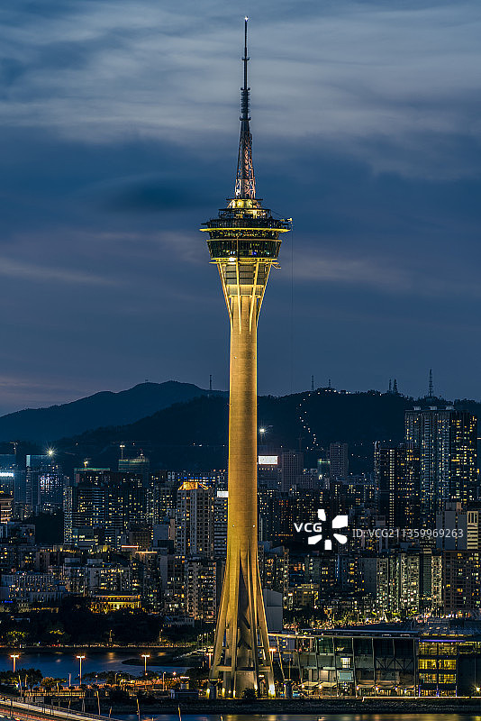 横琴粤澳深度合作区（澳门旅游塔）图片素材