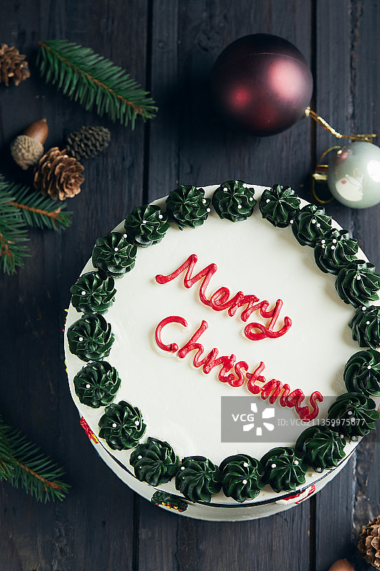 圣诞蛋糕图片素材