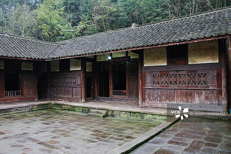 云南省昭通市威信县大河滩庄子上红军长征中央政治局会议旧址图片素材