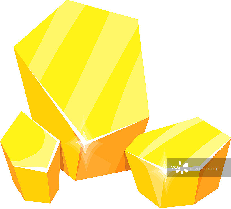 矿工的金矿宝藏：金块和宝石图片素材