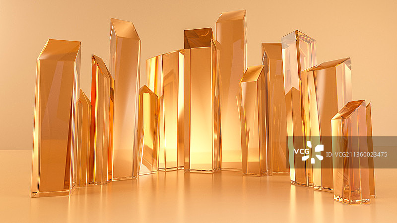 3D水晶玻璃背景展台图片素材