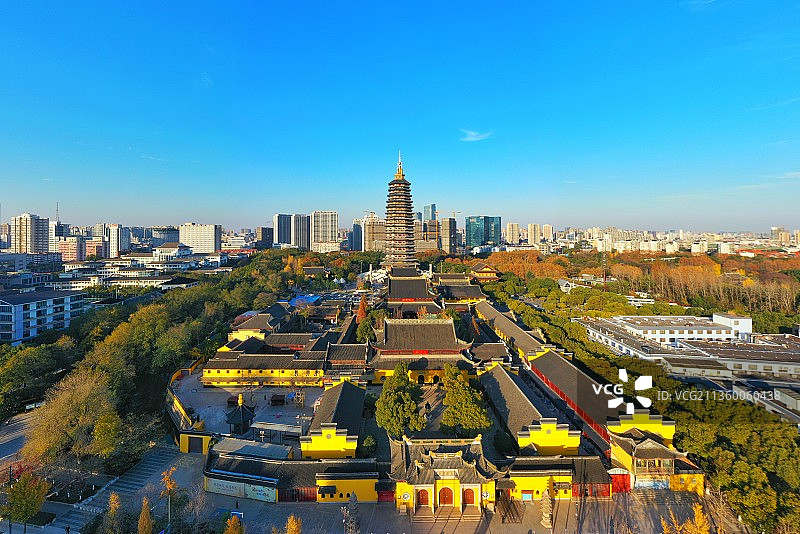 红梅公园，天宁禅寺。图片素材