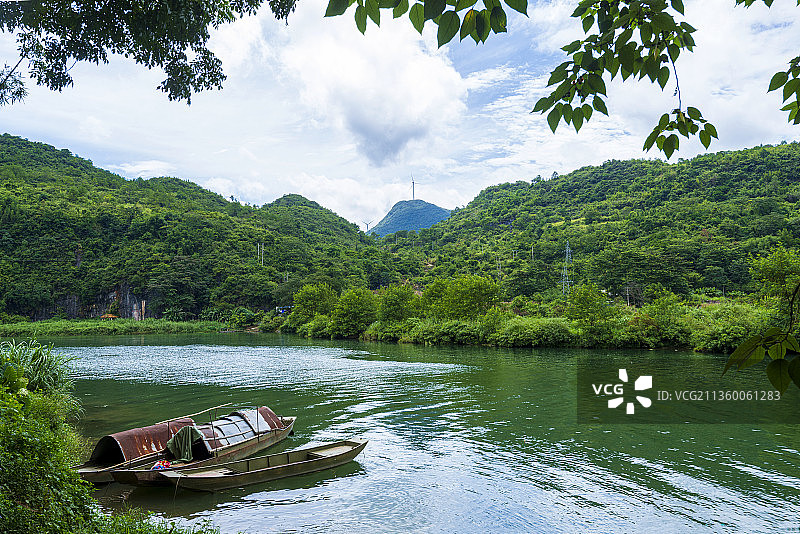 龙潭河畔图片素材