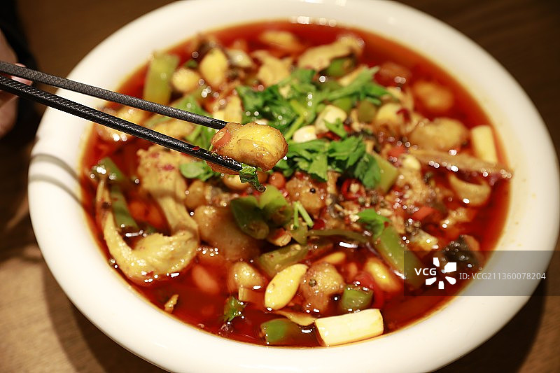 麻辣鲜椒鱼图片素材