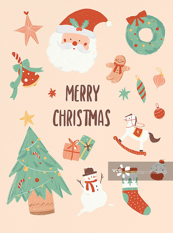 圣诞元素海报图片素材