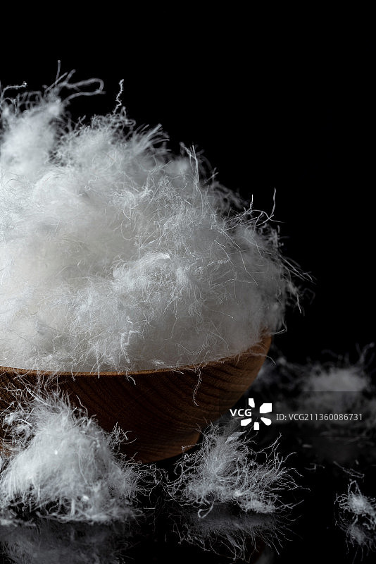 白鹅绒羽绒原料背景素材图片素材