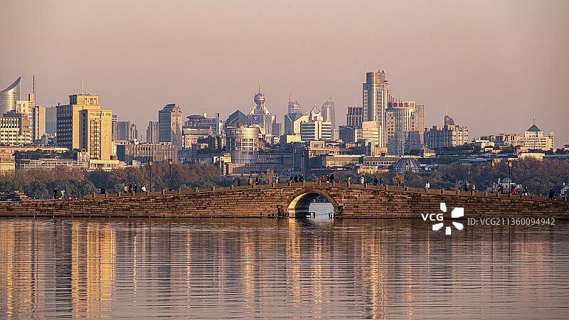 杭州湖滨公园图片素材