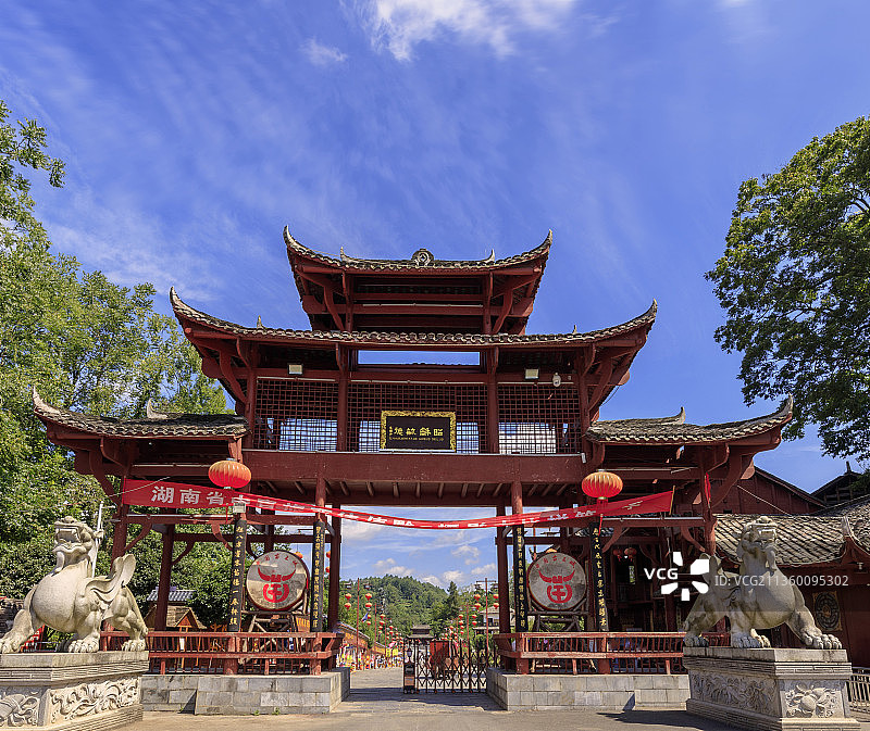 贵州铜仁苗王城。图片素材