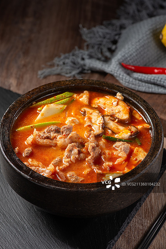 肥牛辣豆腐汤图片素材