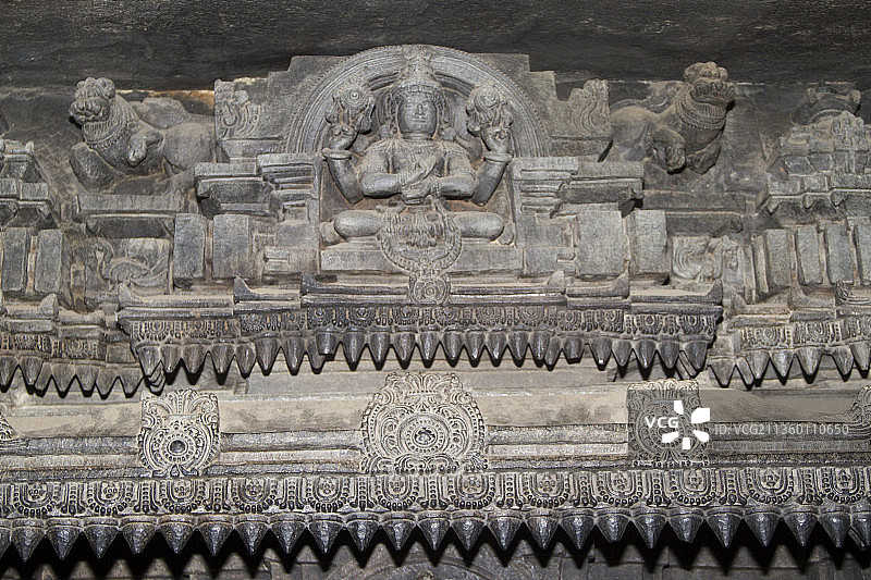 琴那克沙瓦神庙石刻装饰图片素材