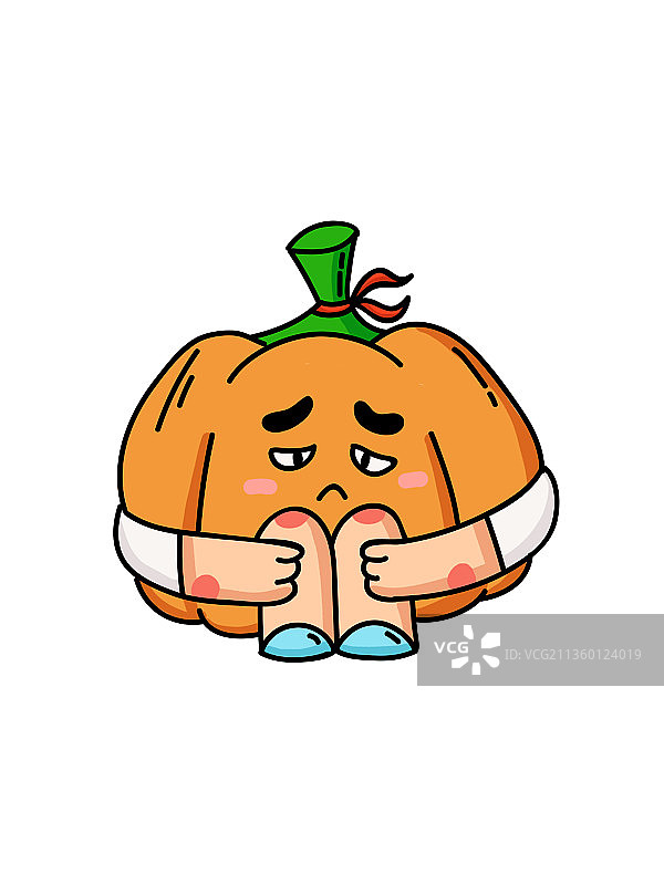 悲伤南瓜图片素材