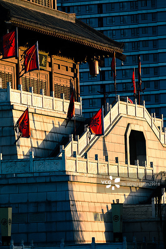 汉长安城城墙遗址图片素材