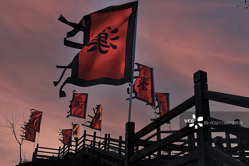 汉长安城城墙遗址图片素材