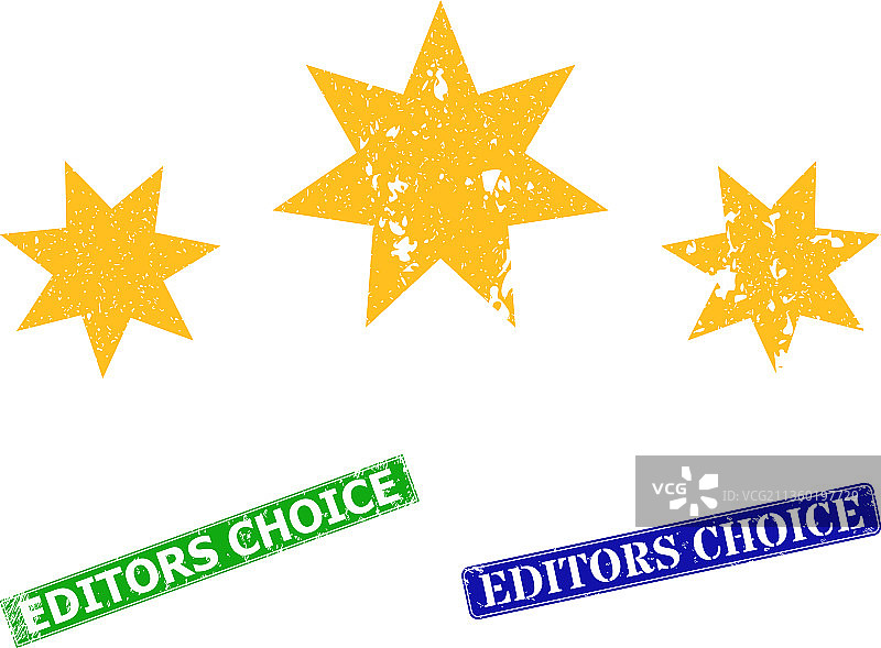 星级遇险图标和遇险编辑器图片素材