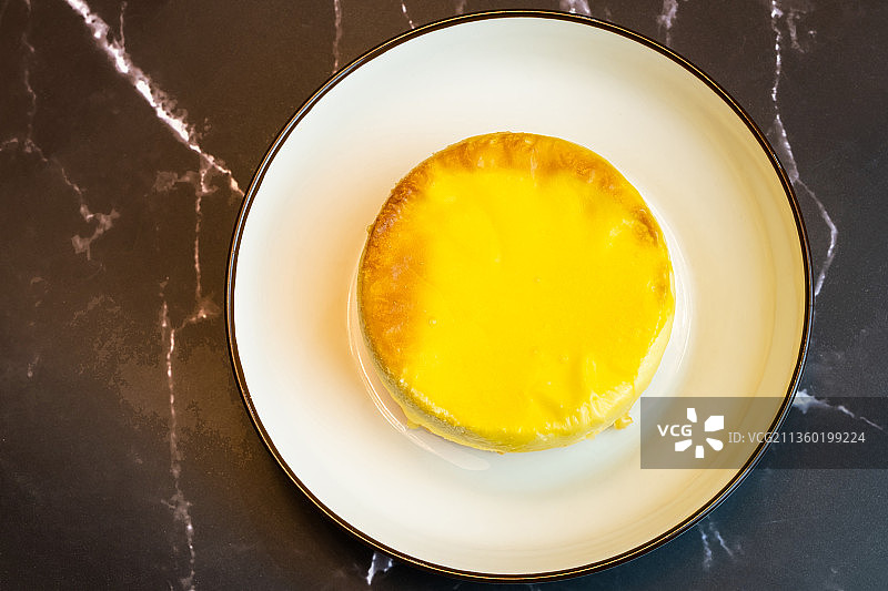 圆形乳酪蛋糕图片素材