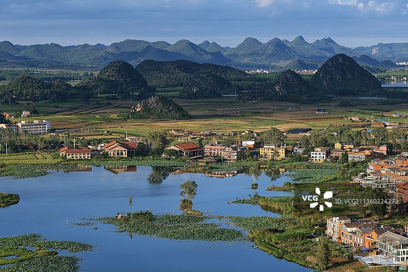 云南普者黑图片素材