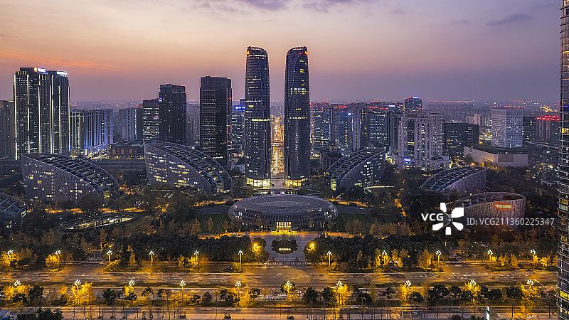 成都金融城图片素材