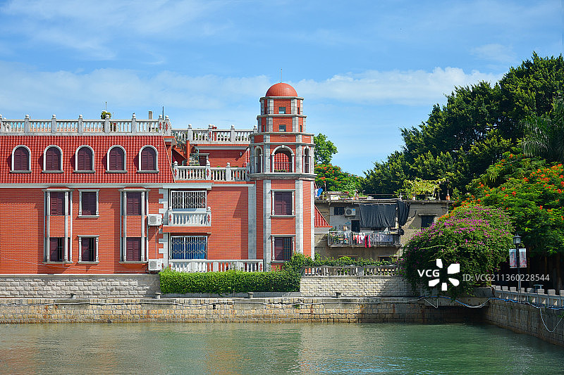 厦门鼓浪屿环岛路图片素材