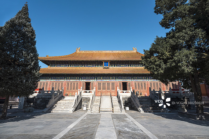 北京历代帝王庙中的景德崇圣殿图片素材