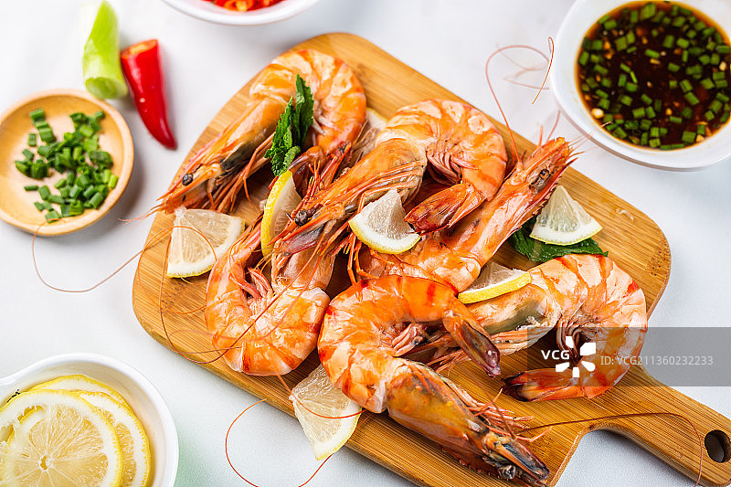 黑虎虾、虾、海鲜图片素材