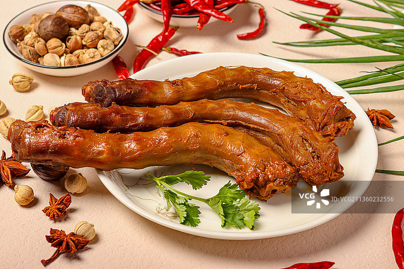 卤味鸭脖图片素材