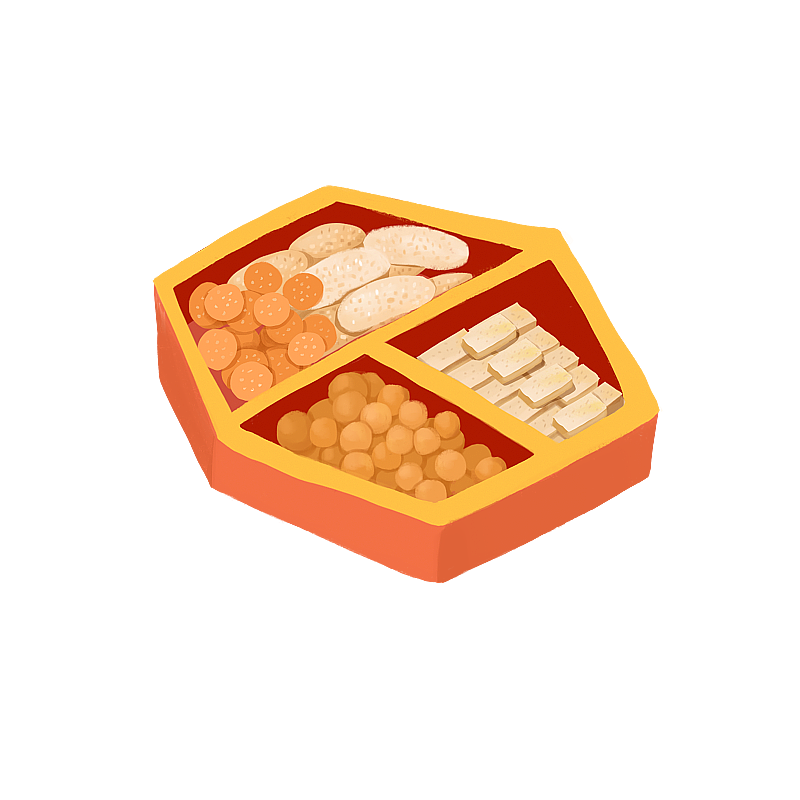 春节插画元素年货食品图片素材