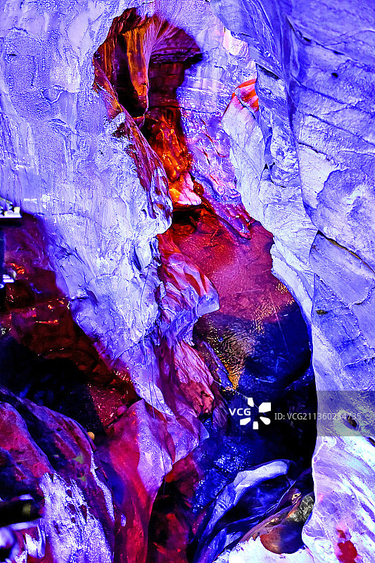 贵州省遵义市绥阳县双河溶洞洞内景观图片素材