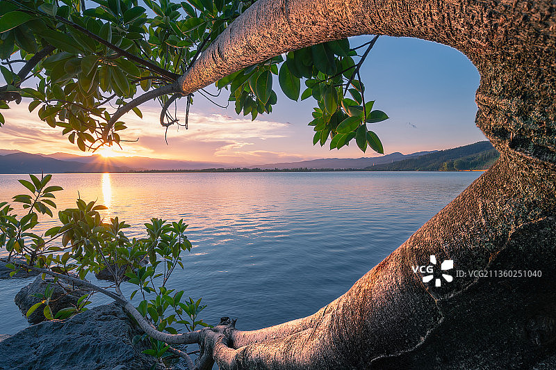 邛海风光图片素材