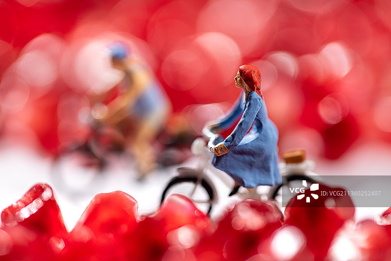 骑车的人图片素材