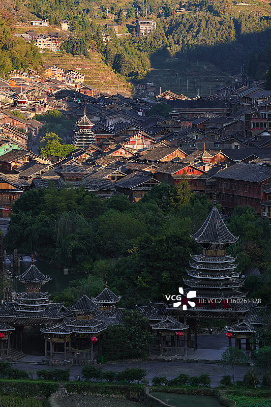 贵州黎平肇兴侗寨图片素材