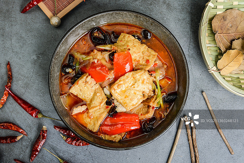 熊掌豆腐 家常豆腐图片素材