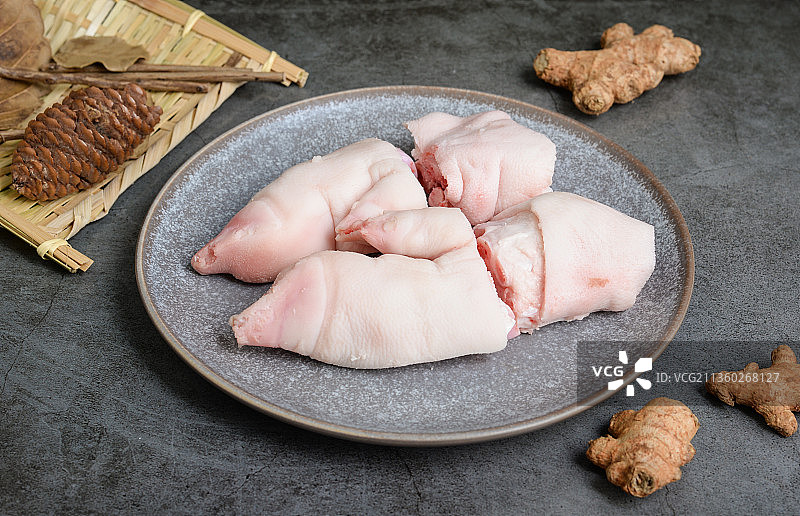 猪前蹄 蹄花图片素材