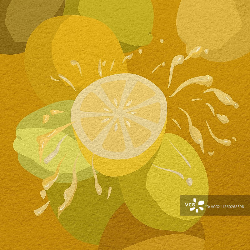 插画 柠檬图片素材