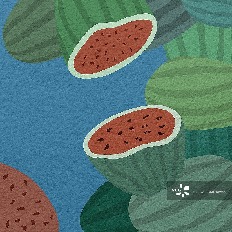 插画 西瓜图片素材