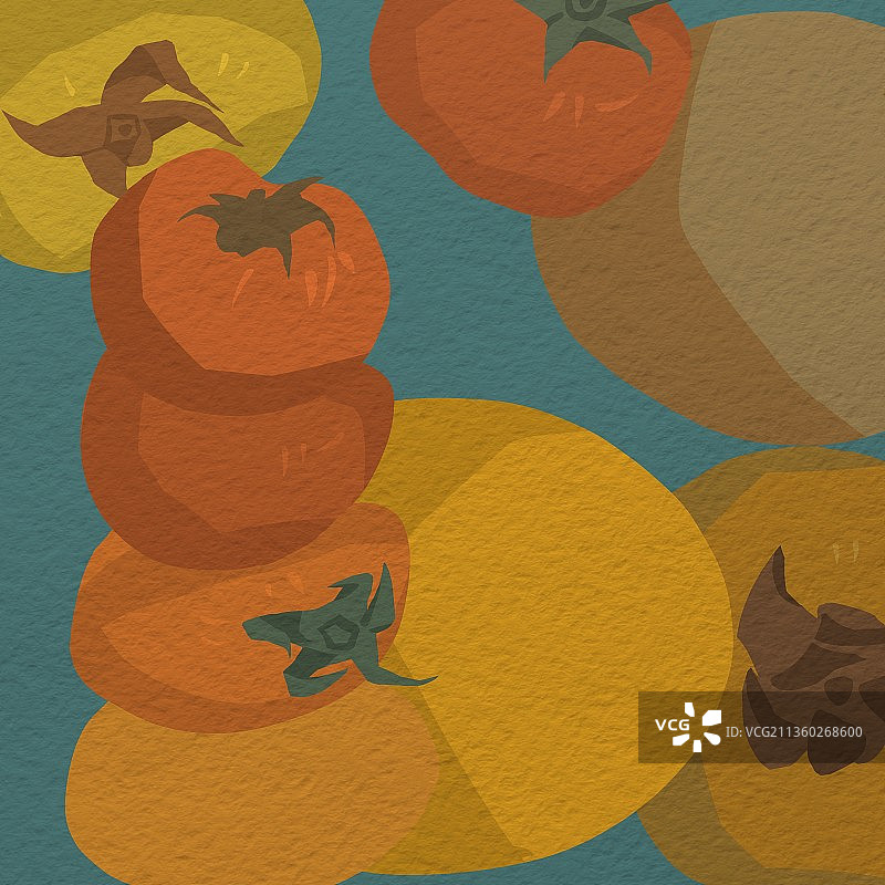 插画 好柿发生图片素材