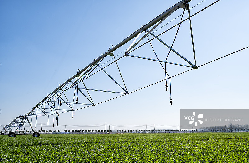 河南省开封市尉氏县农田农业灌溉设备图片素材