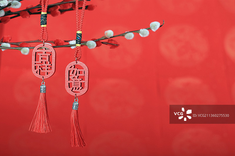 春节传统装饰静物图片素材