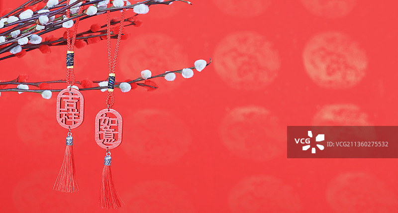 春节传统装饰静物图片素材