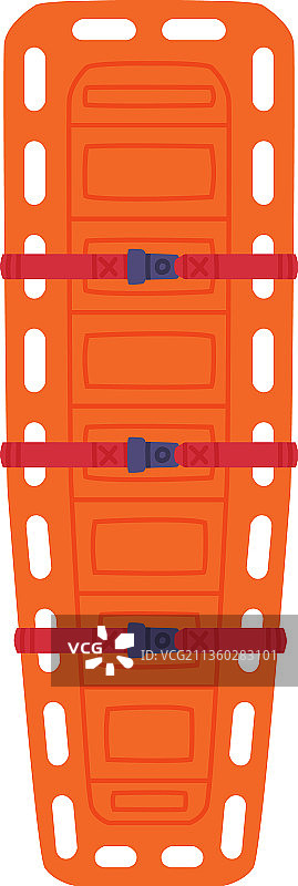 橙色救援担架图片素材