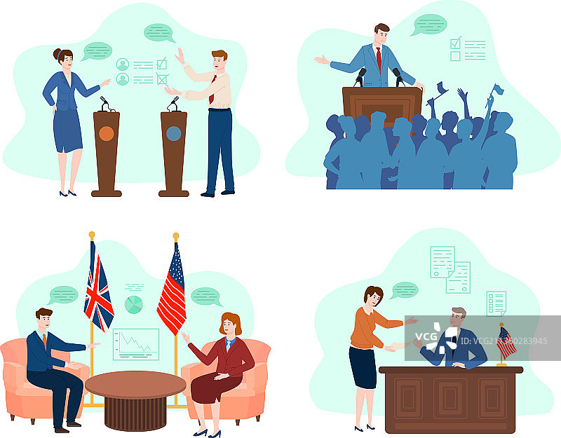政治家合集2x2图片素材