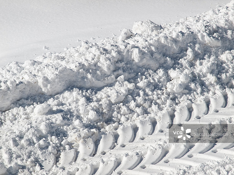 雪地景观航拍图片素材