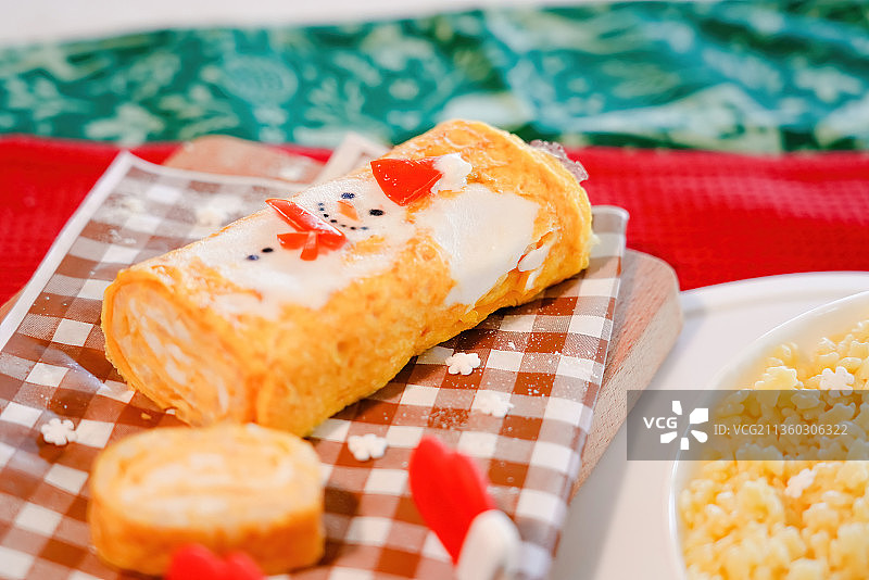 圣诞老人厚蛋烧图片素材