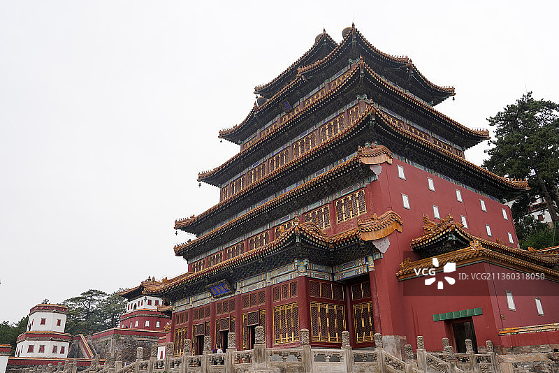 河北省 承德市 外八庙 普宁寺图片素材