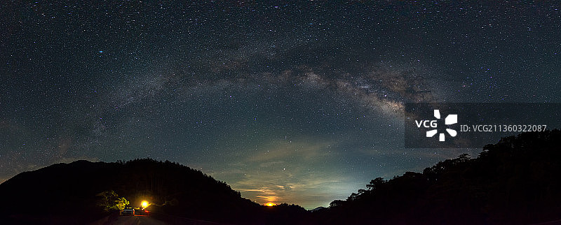 海南琼中大山银河拱桥图片素材