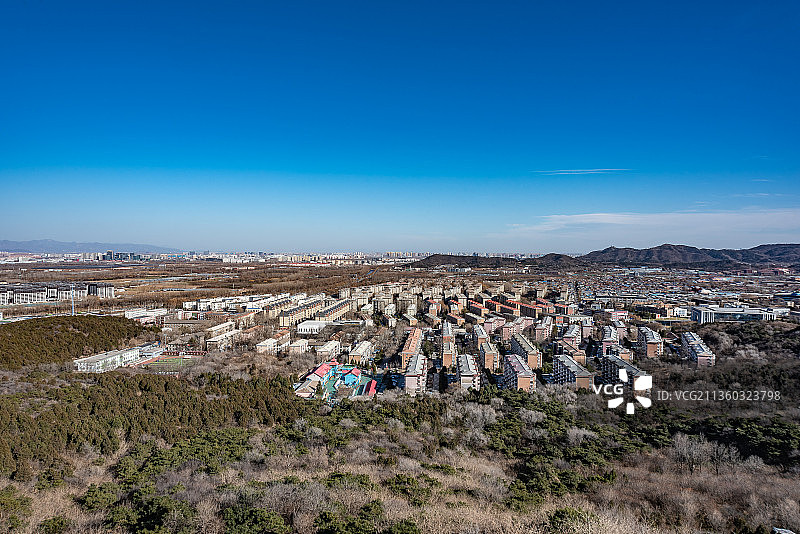 北京海淀山后新区西山百望山图片素材