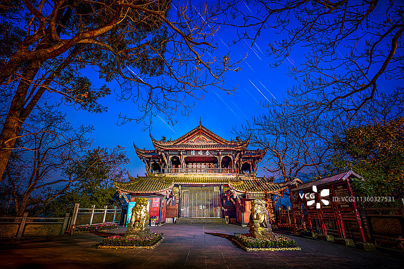 都江堰秦堰楼图片素材