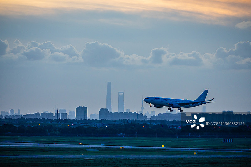 上海浦东机场图片素材